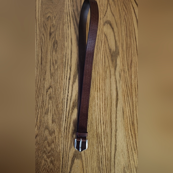 Fabio Corti Genuine Italian Leather Brown Belt - Picture 3 of 8